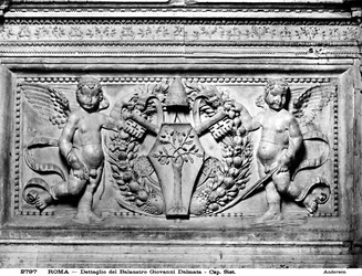 Détail de la transenne de la chapelle Sixtine, c.1484