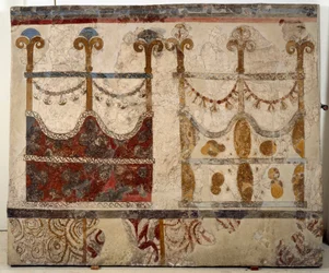 Civilisation minoenne : représentation de deux portails (Ikria)