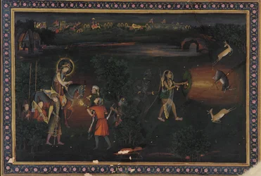 Chasse au cerf de nuit