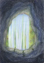 La grotte de la forêt enchantée