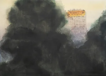 Brume dorée pour l