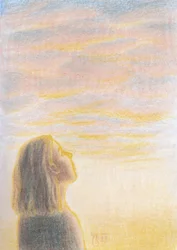 Un regard serein vers le ciel