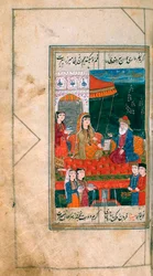 Miniature du manuscrit Divan, 1813
