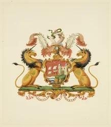 Armoiries de la ville de Bristol, vers 1830