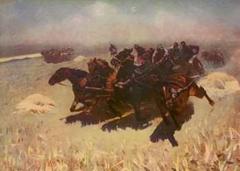 Tachanka (colour litho)