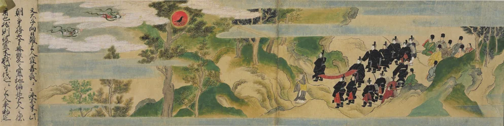 Histoire de la fondation du temple Geppoji, période Muromachi, c.1495