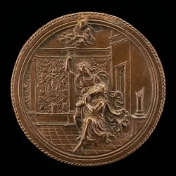 Auguste et la Sibylle Tiburtine, fin du XVe - début du XVIe siècle