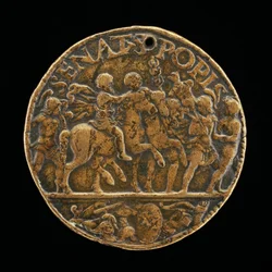 Triomphe sénatorial [revers], vers 1490