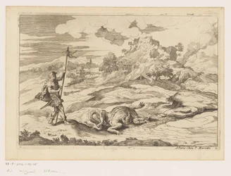 Paysage avec Saint Georges et le dragon (série Paysages d
