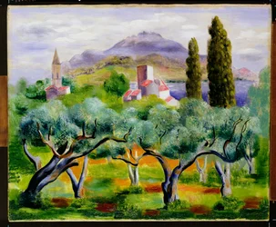 Paysage, vers 1920