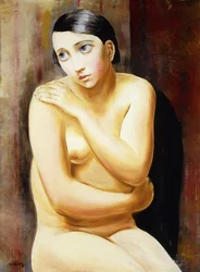 Femme nue assise ; Femme Nue Assise