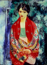 Fille polonaise, 20e siècle (huile sur toile)