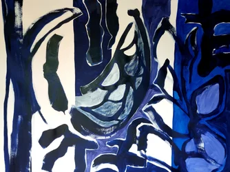Une expression audacieuse et bleue