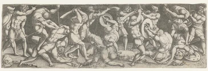 Combat entre soldats romains