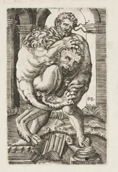 Hercule et le lion de Némée