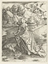 La femme avec le hibou