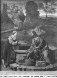 Le Christ et la Samaritaine au puits