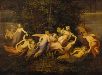 Danse des fées dans le bosquet d