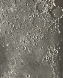 Photographie Lunaire Albategnius - Triesnecker - Manilius,1903 (photo)