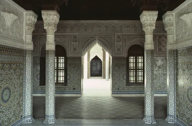 Vue intérieure de la Kasbah de Thami El Glaoui