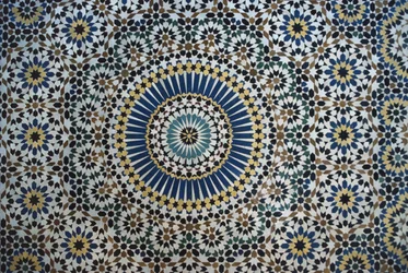 Kasbah de Thami El Glaoui, zellige, détail