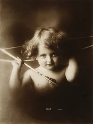 Cupidon éveillé et endormi : Cupidon éveillé, par Morris Burke Parkinson