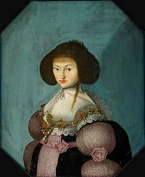 Princesse Magdalene Sibylle de Saxe 1617-1668, Duchesse de...