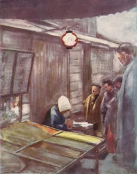 Un stand de friandises, vers 1887, 1901