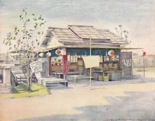 Une maison de thé