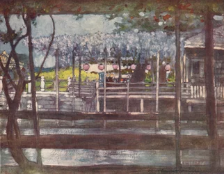 Un jardin de glycine, vers 1887, 1901