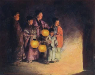 À la lumière de la lanterne