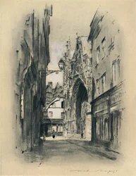 Cathédrale à Lillebonne, 1903