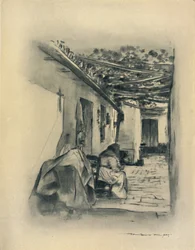 Cour intérieure à Séville