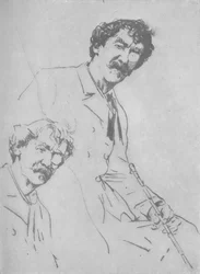 Études de portraits, vers 1880, 1904