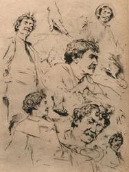 Études de James McNeill Whistler, vers 1886, 1903
