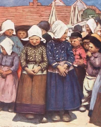 Les enfants du monde : Néerlandais, tous en rang