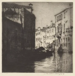 Un canal arrière, Venise