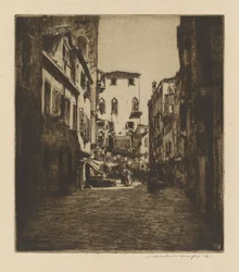 Une scène de marché