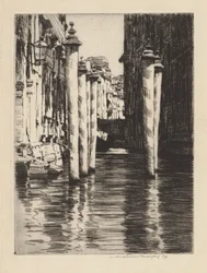 Un canal étroit, Venise