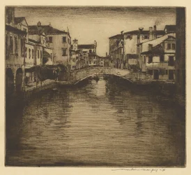 Un canal latéral, Venise