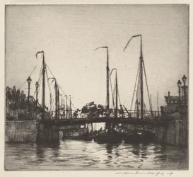 Pont, Rotterdam (Chioggia : Bateaux de Pêche)