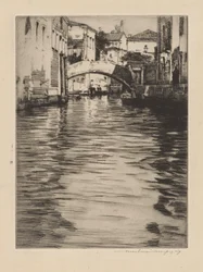 Reflets, Venise (Pont de Luciano, Grand Canal)