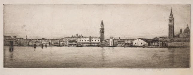 Le bassin de Saint-Marc, Venise, 1910
