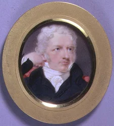 Portrait miniature de Henry Fuseli, c.1808