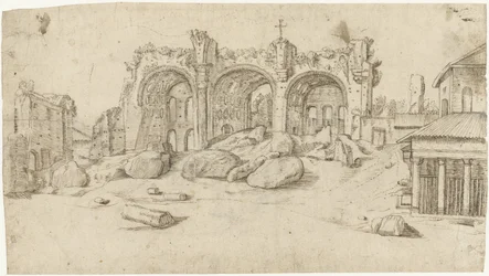 Ruines de la basilique de Maxence et Constantin, Rome