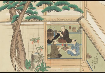 Illustrations de la production du thé Uji