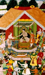 Akbar et Azim Khan à Dipalpur