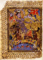 Illustration du Kitab al-aghani Livre des Chansons