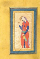 Dame tenant une tasse