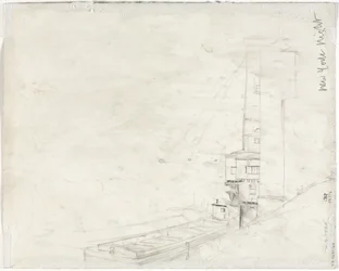 Étude pour New York Night (verso)